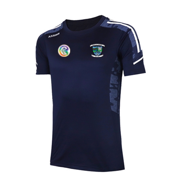 Picture of BALLYDUFF UPPER CAMOGIE KIDS OAKLAND T SHIRT Navy-White-White