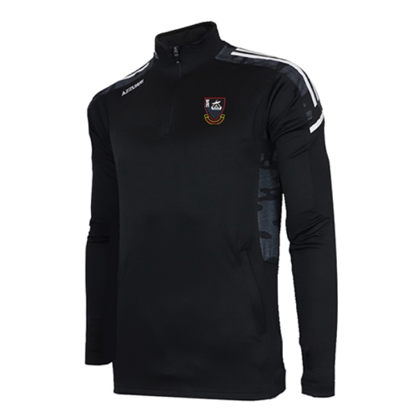 Picture of YOUGHAL RFC KIDS OAKLAND HALF ZIP Black-White-White