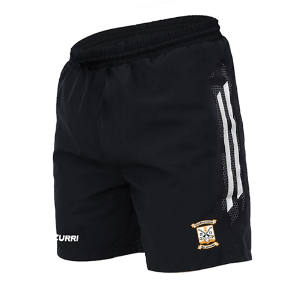 Picture of PADRAIG PEARSE GAA OAKLAND LEISURE SHORTS Black-White-White