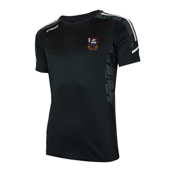 Picture of YOUGHAL RFC KIDS OAKLAND T SHIRT Black-White-White