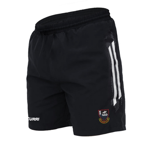 Picture of YOUGHAL RFC OAKLAND LEISURE SHORTS Black-White-White