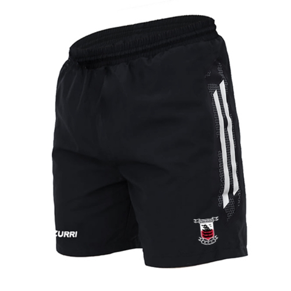 Picture of WATERPARK RFC OAKLAND LEISURE SHORTS Black-White-White