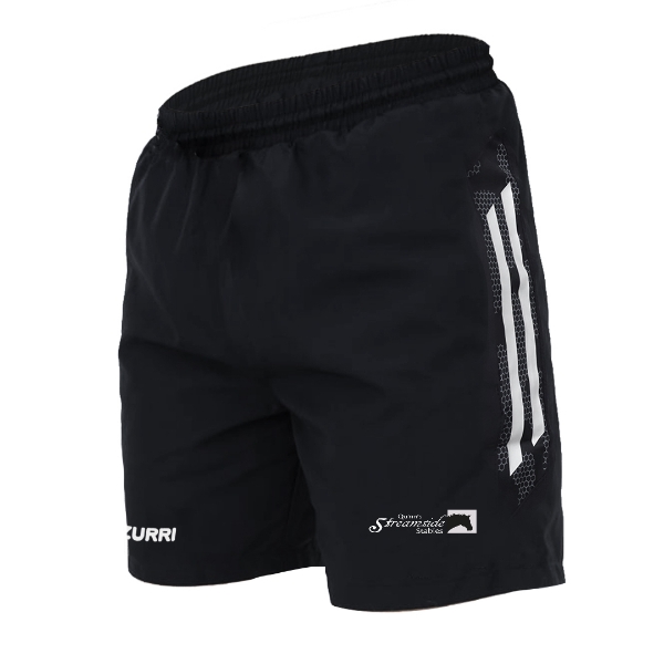 Picture of Streamside Stables Oakland Leisure Shorts 1 Black-White-White