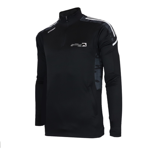 Picture of Streamside Stables Oakland Half Zip 1 Black-White-White
