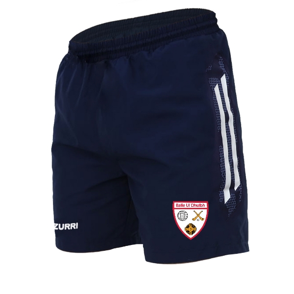 Picture of Ballyduff Lower Camogie Oakland Leisure Shorts Navy-White-White