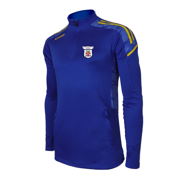 Picture of Loughrea GAA Kids Oakland Half Zip 1 Royal-White-Gold