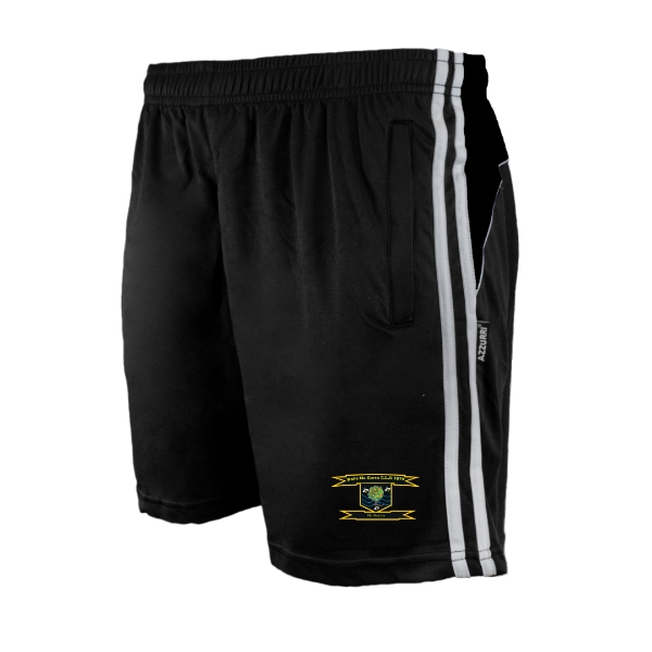 Picture of Ballinacurra Gaels Brooklyn Leisure Shorts Black-Black-White