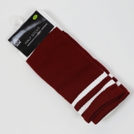 Picture of Youth Midi Sock Maroon White Maroon-White