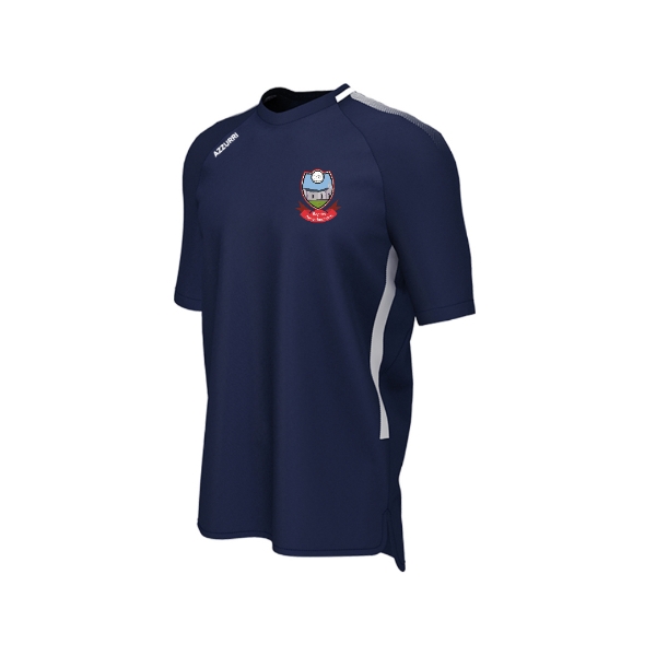 Picture of Annaghminnon Rovers Edge T-Shirt Navy-White