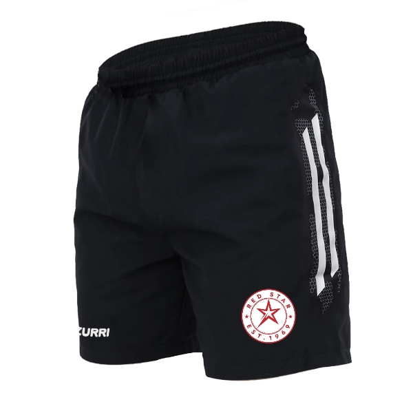 Picture of Red Star FC Oakland Leisure Shorts Black-White-White