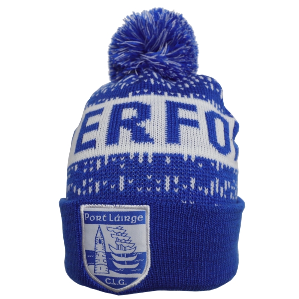 Picture of Waterford Oakland Bobble Hat Blue-White