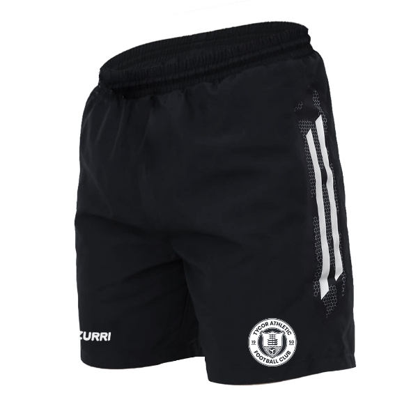 Picture of Tycor FC oakland lesiure shorts Black-White-White