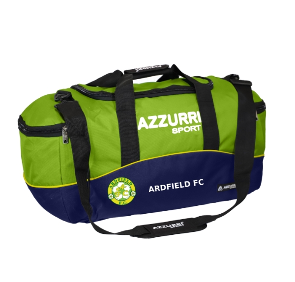 Picture of Ardfield FC slieve bloom kitbag Navy-Lime-Gold