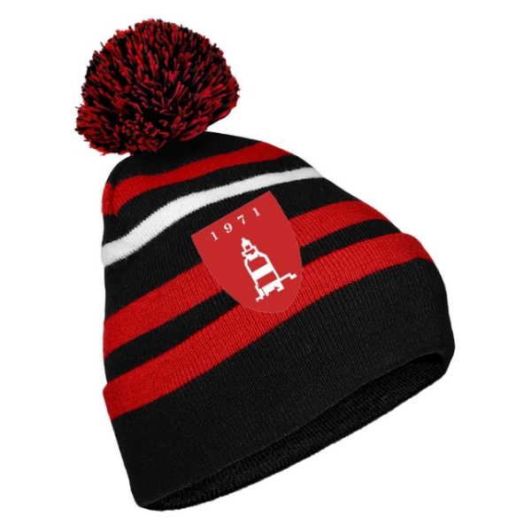 Picture of FETHARD RANGERS Classic Bobble Hat Black-Red-White