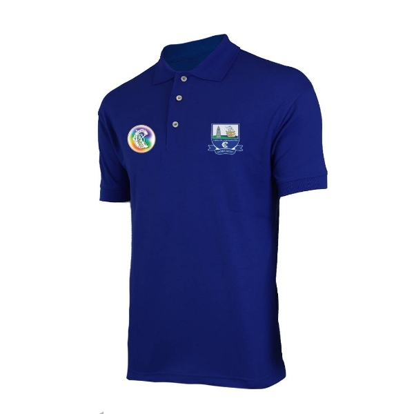 Picture of Waterford Camogie Cotton Kids Polo Royal