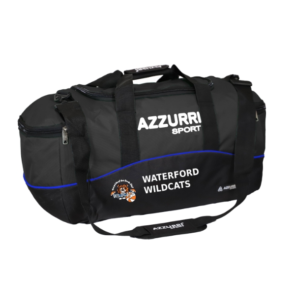 Picture of Waterford Wildcats Slieve Bloom Kitbag Black-Black-Royal