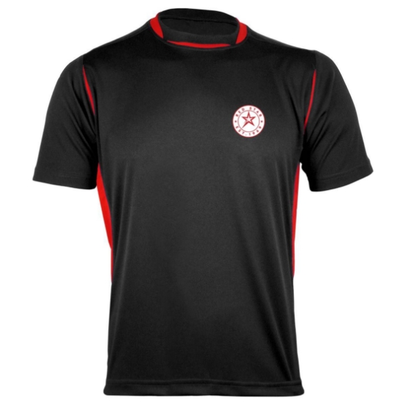 Picture of RED STAR Pro Tee Black-Red