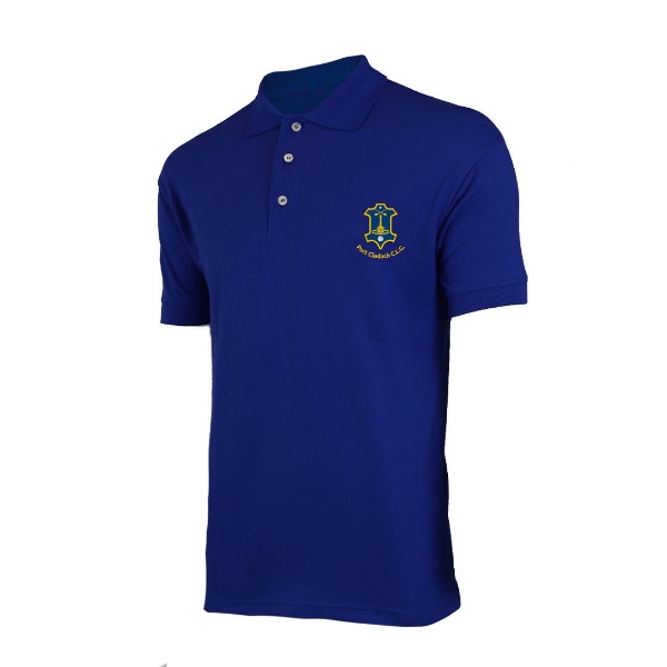Picture of portlaw camogie Cotton Polo Royal