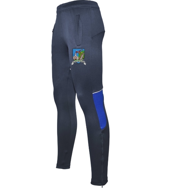 Picture of tallow camogie Carragh Skinnies Dark Navy-Royal-White
