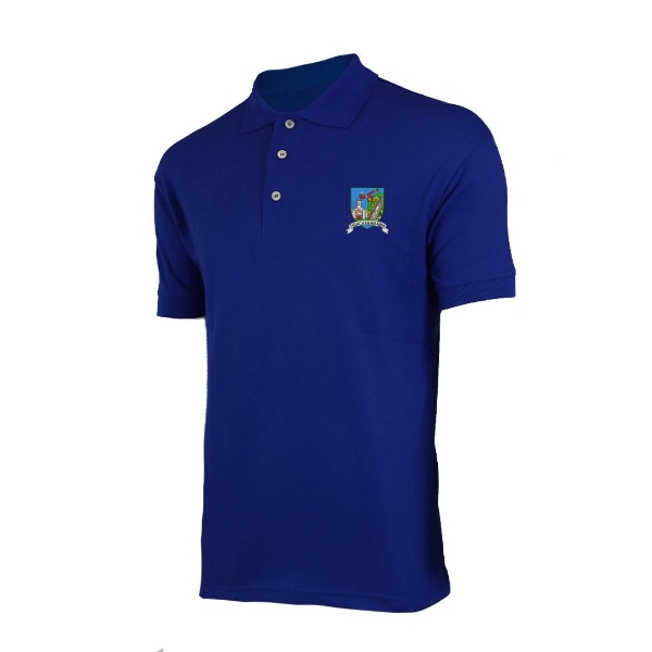 Picture of tallow camogie Cotton Polo Royal