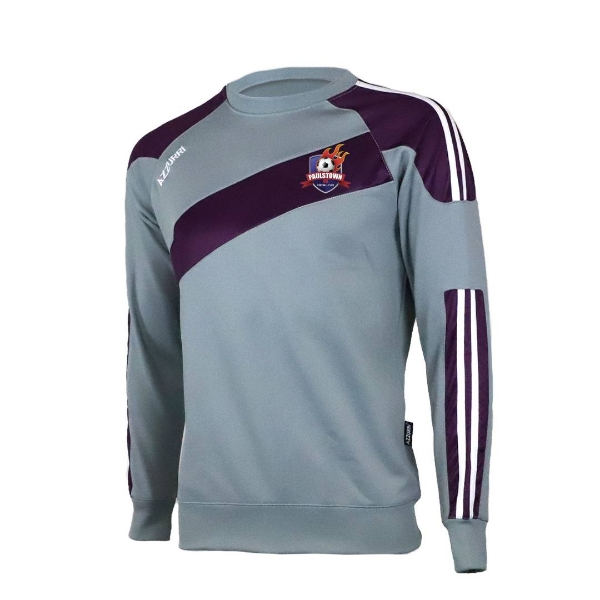 Picture of PAULSTOWN FC Alt Brooklyn Crew Neck grey-purple-white