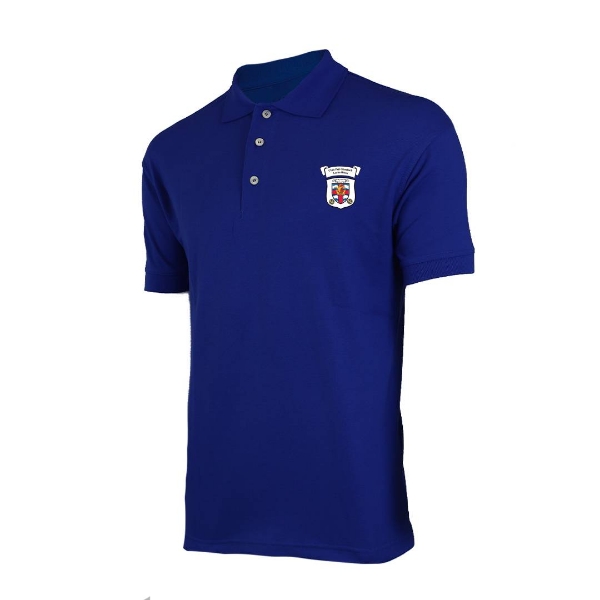 Picture of loughrea Cotton Kids Polo Royal