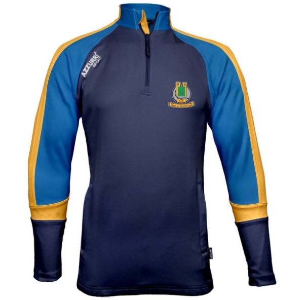 Picture of butlerstown gaa bandon Half Zip Navy-Royal-Gold