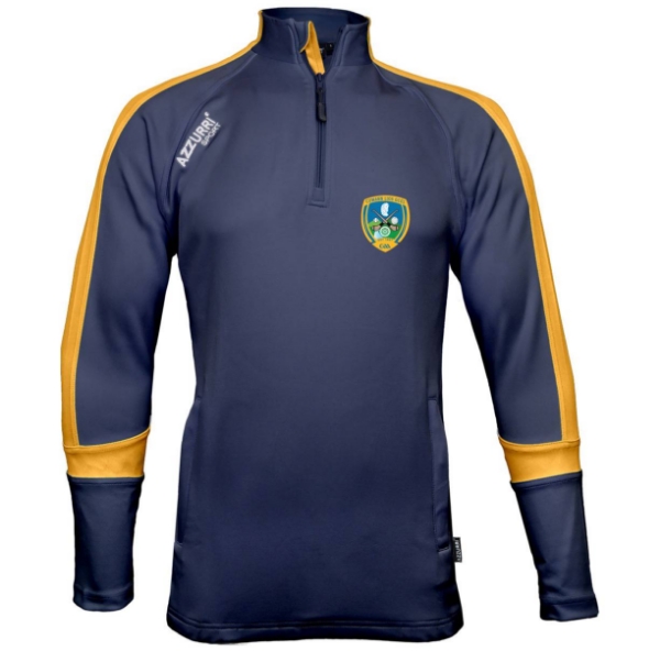 Picture of lisgoold lgfa Aughrim 2 Half Zip Navy-Gold-Gold