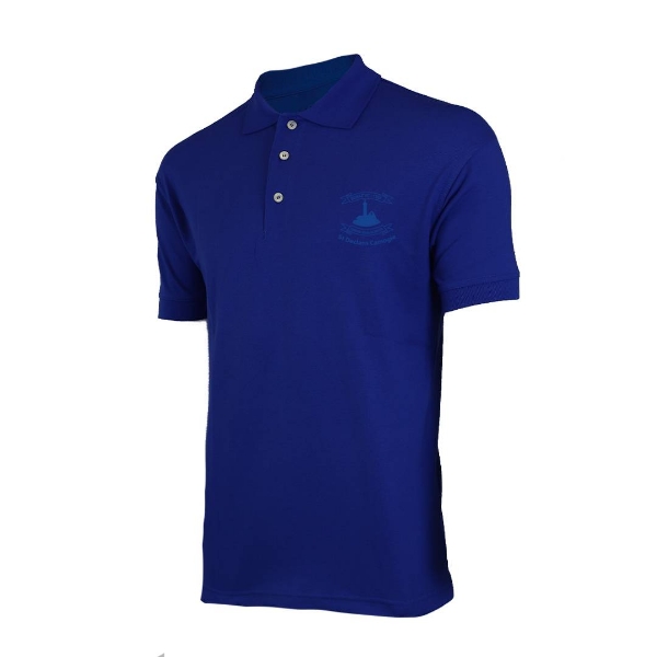 Picture of St Declans Camogie Cotton Kids Polo Royal