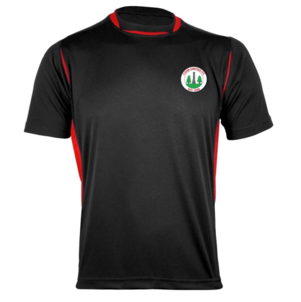 Picture of Caim United Pro Tee Black-Red