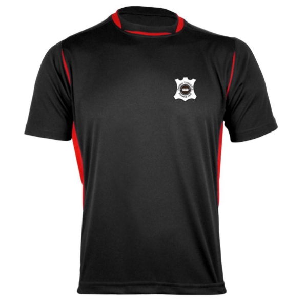Picture of PORTLAW UNITED Pro Tee Black-Red