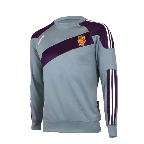 Picture of Tramore AFC Alt Brooklyn Crew Neck grey-purple-white