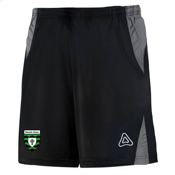 Picture of St Ultans Carragh Leisure Shorts Black-Grey