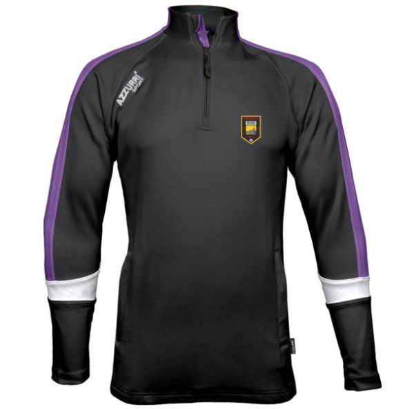 Picture of Mogeely FC Alt Aughrim Half Zip Black-Orchid-White