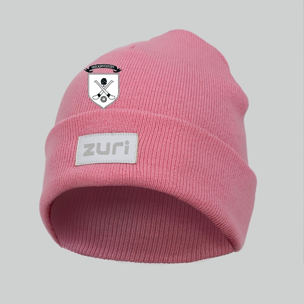 Picture of blacks and whites camogie club Zuri Beanie Light Pink