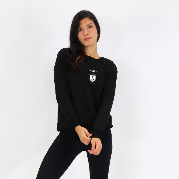 Picture of blacks and whites camogie club central crew neck Black