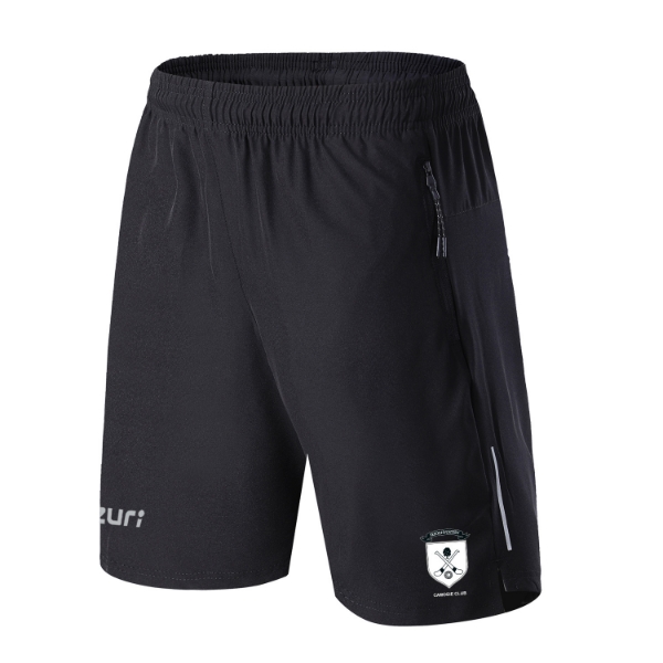 Picture of blacks and whites camogie club alta running shorts Black