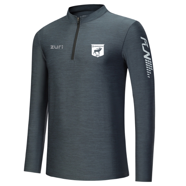 Picture of blessington rugby club ice half-zip Gunmetal Grey