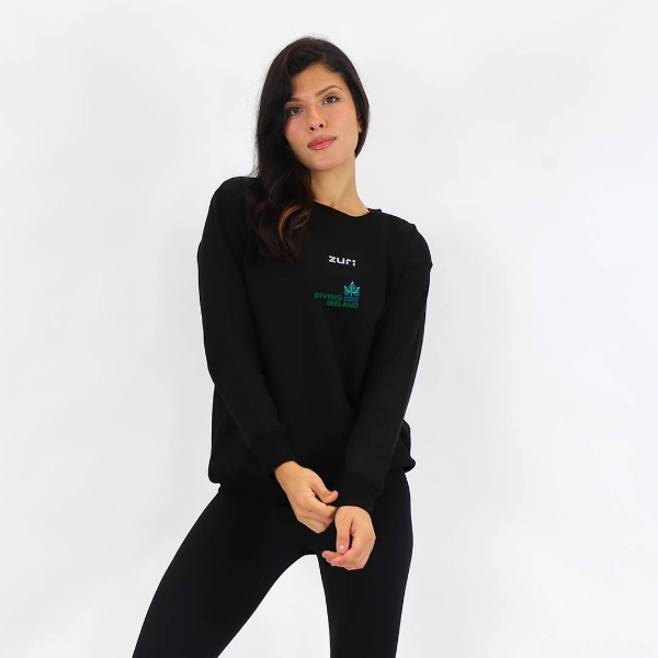 Picture of diving ireland central crew neck Black