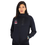 Picture of courcey rovers valhalla run hoodie Melange Navy