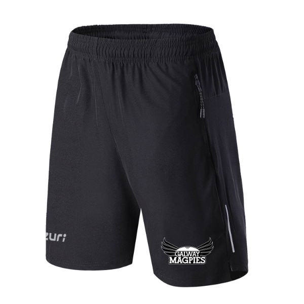 Picture of galway magpies alta leisure shorts Black