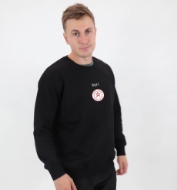 Picture of red star fc central crew neck Black