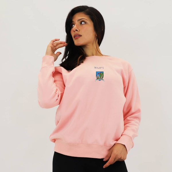 Picture of tallow camogie central crew neck Peach