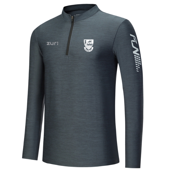 Picture of youghal rfc ice half-zip Gunmetal Grey