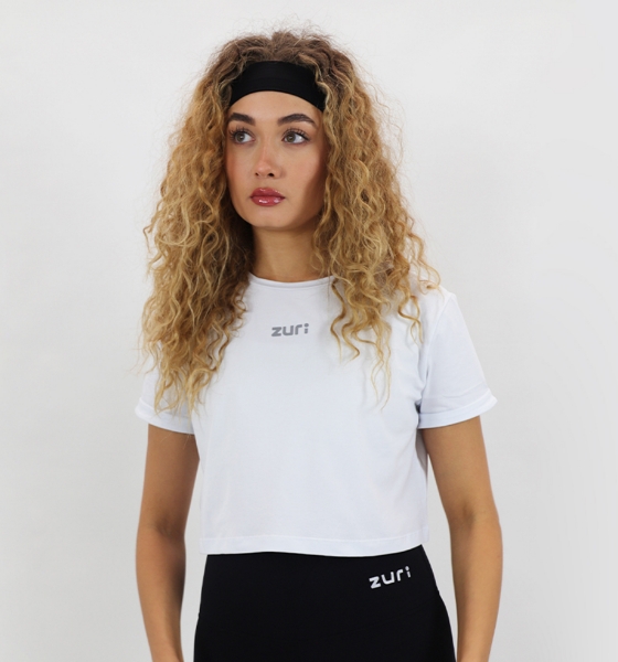 Picture of passage east gaa essential crop tee White
