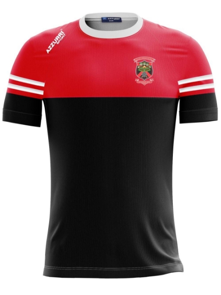 Picture of OLD CHRISTIANS GAA Skryne tee Black-Red-White