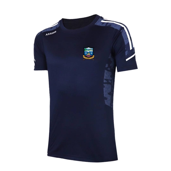 Picture of Rossbawn Gaels GAA Oakland Kids T-Shirt Navy-White-White