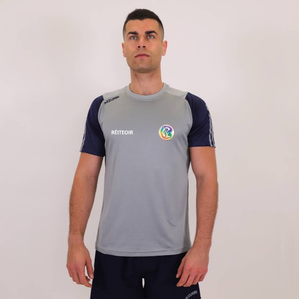 Picture of Camogie Referees Rio T-Shirt Grey-Navy