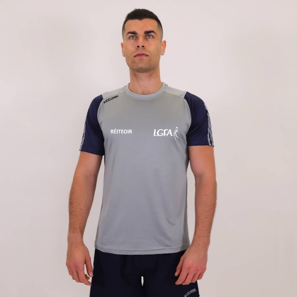 Picture of LGFA Referees Rio T-Shirt Grey-Navy