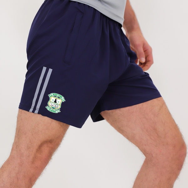 Picture of Wolfetones na Sionna GAA Clare Rio Leisure Shorts Navy-Grey
